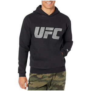 UFC Men's Hi-Density Texture Hoodie Black - Regular